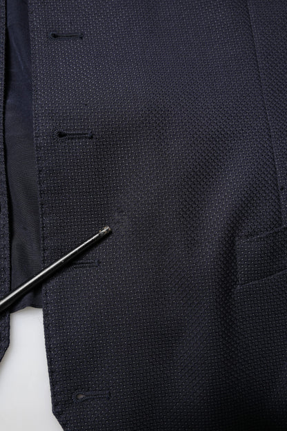 Black Wool Waistcoat Dress Formal Vest