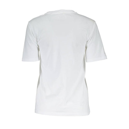 White Cotton Men T-Shirt