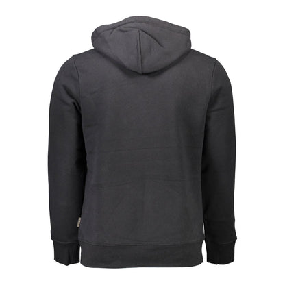 Black Cotton Men Sweater