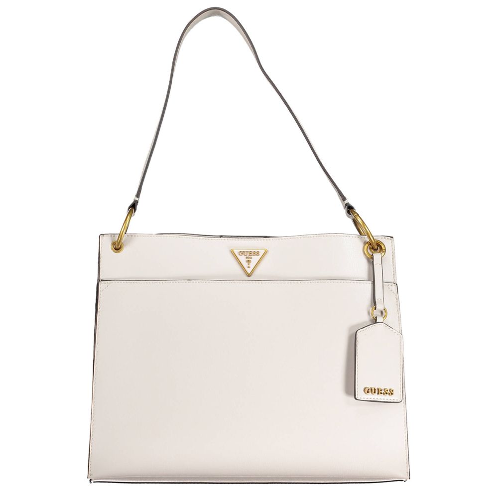 Gray Polyethylene Women Handbag