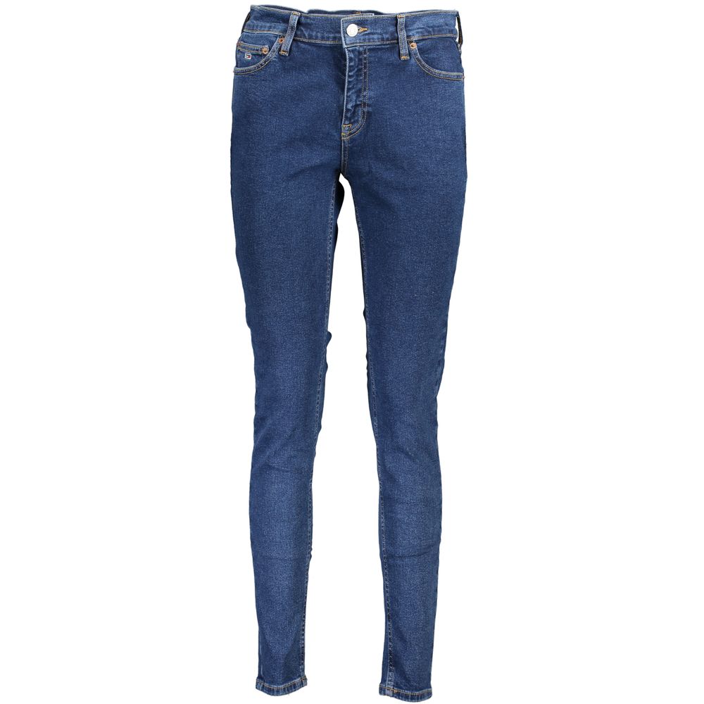 Blue Cotton Jeans Denim