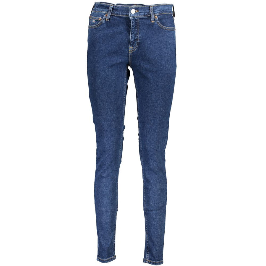 Blue Cotton Jeans Denim