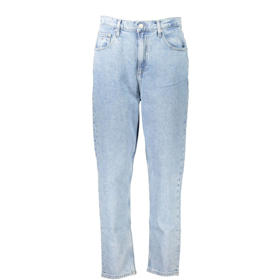 Blue Cotton Women Jeans