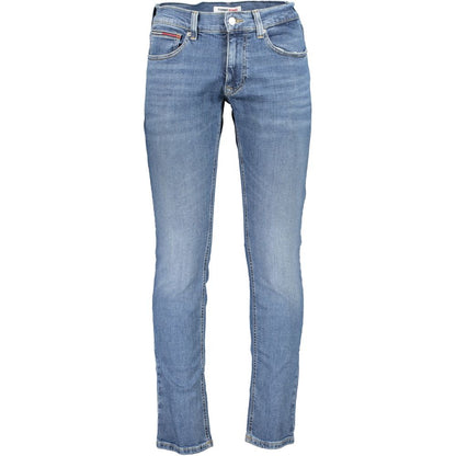 Blue Cotton Men's Slim Jeans