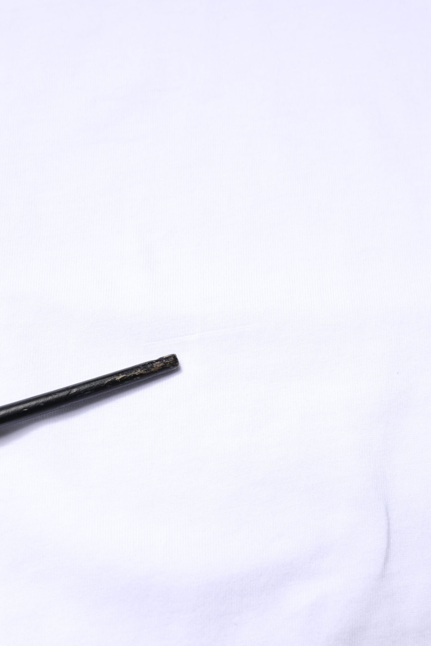 White Cotton Logo Patch Crew Neck T-shirt