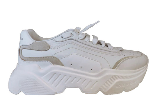 White Daymaster Low Top Mens Sneakers Shoes