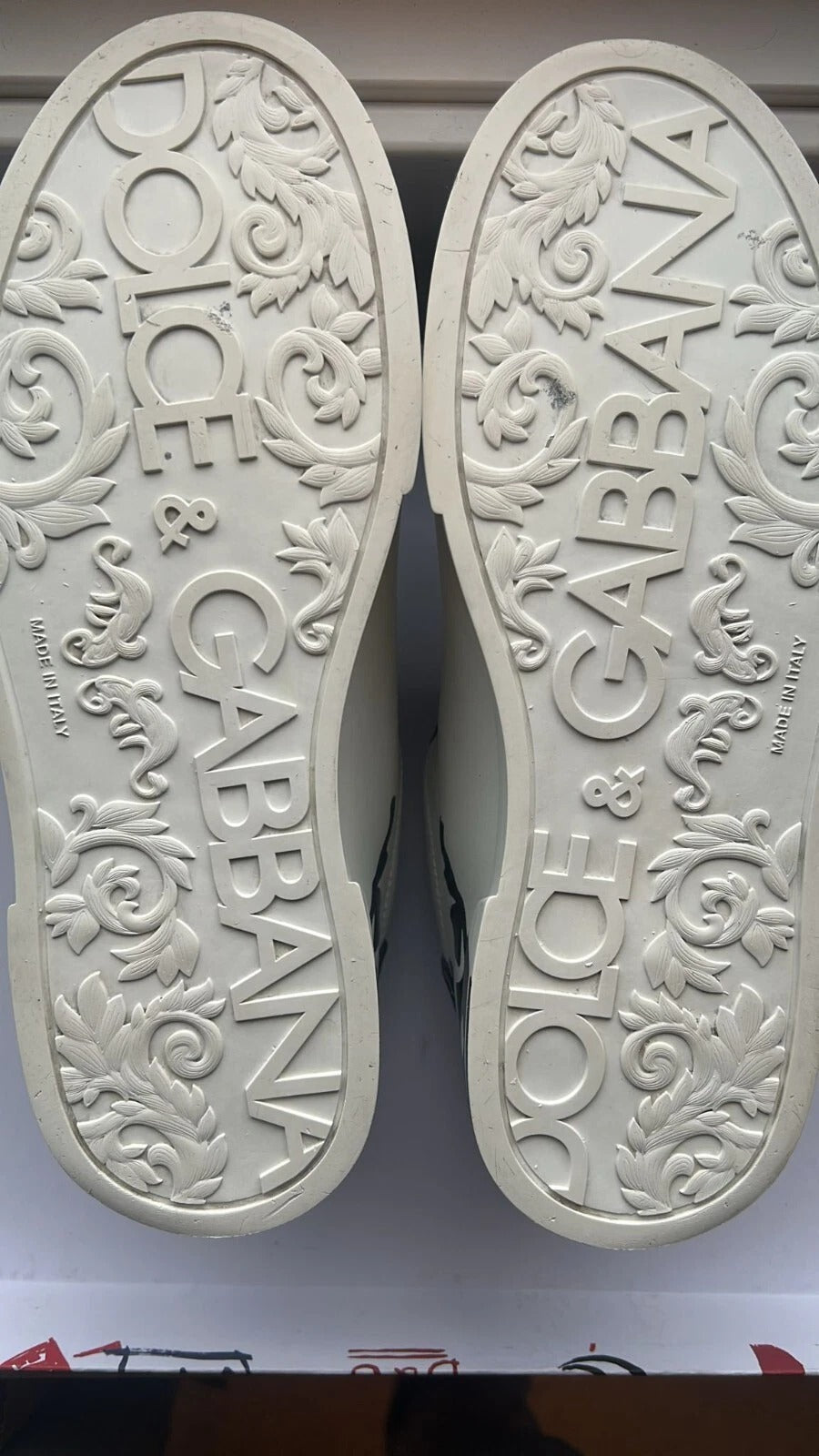 White Blue Crown Low Top Men Sneakers Shoes