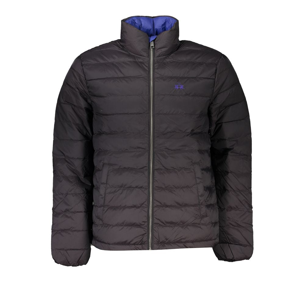 Black Polyamide Men Jacket