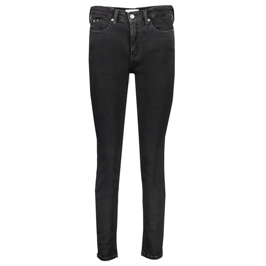 Black Cotton Women's Skinny Jean