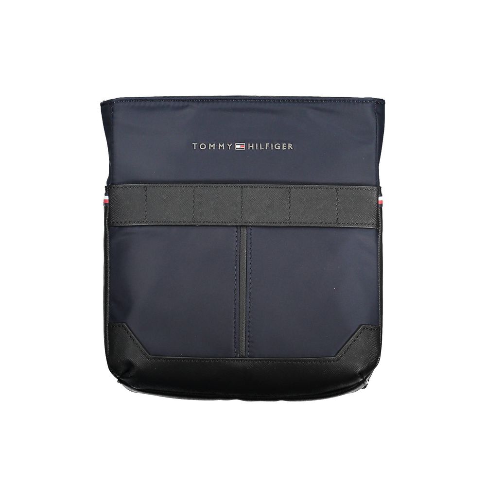 Blue Polyester Shoulder Bag