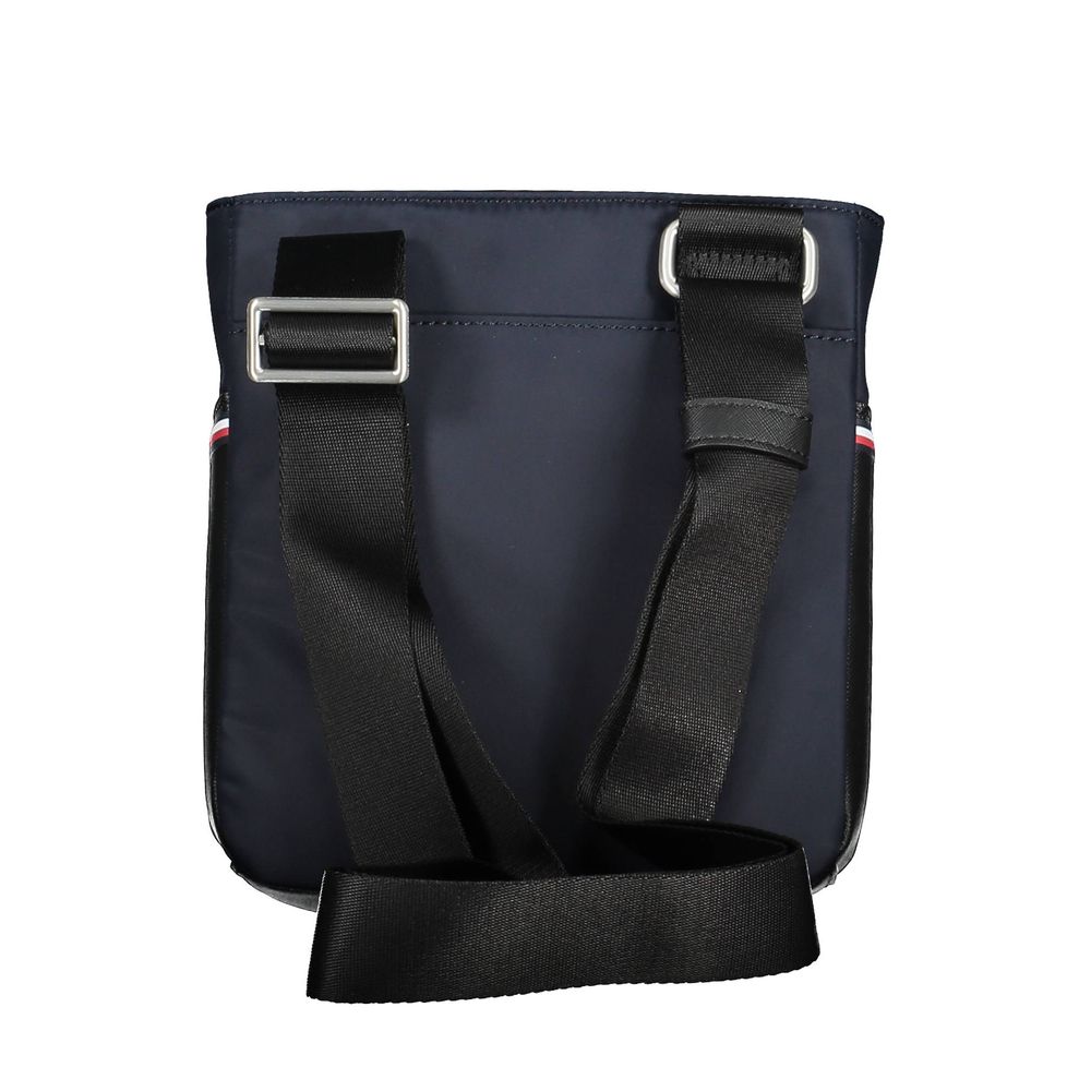 Blue Polyester Shoulder Bag