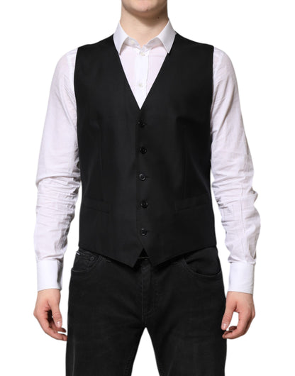 Black Single Breasted Suit 2 Piece Jacket