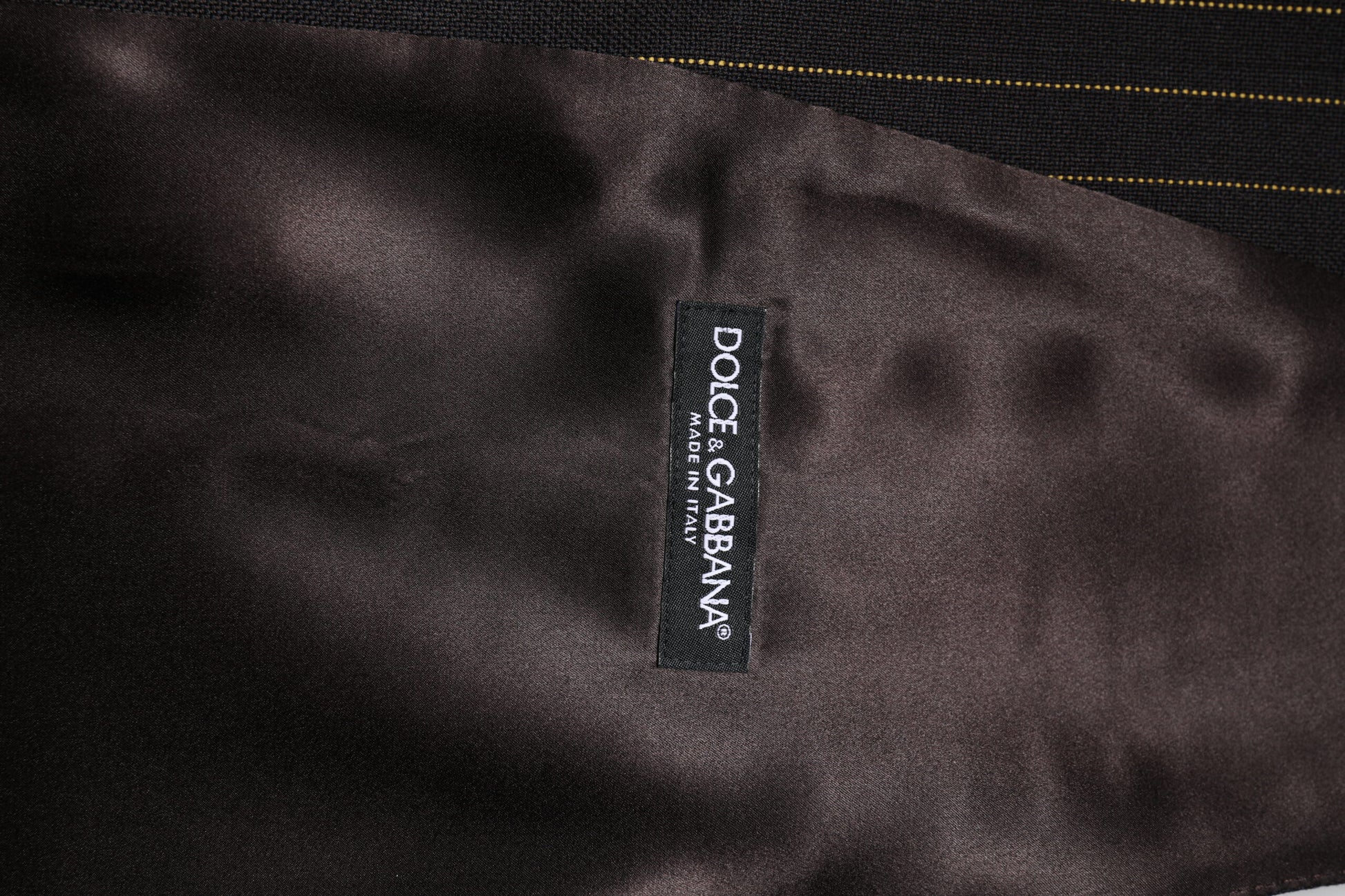 Black Stripes Wool Formal Men Waistcoat Vest