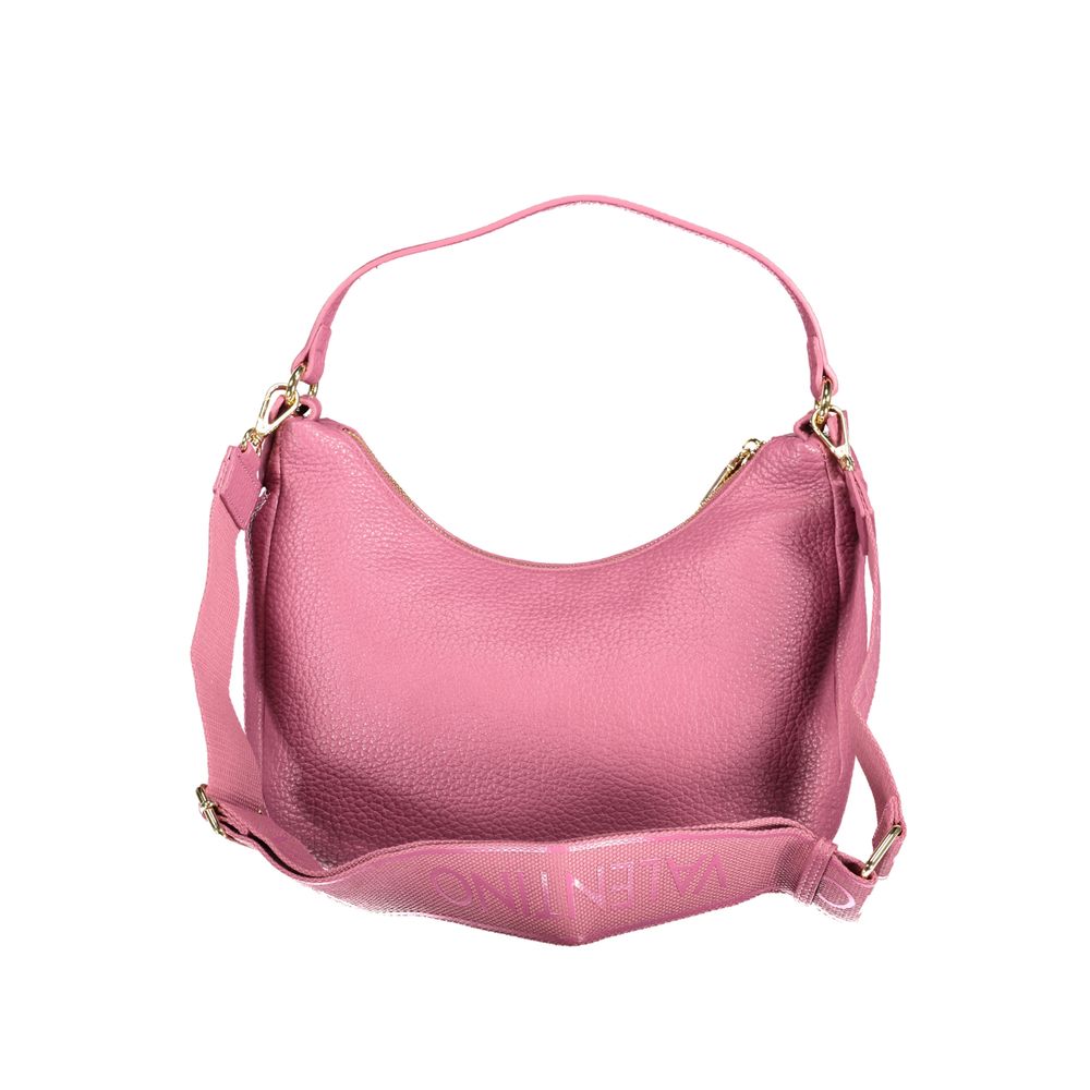 Pink Polyethylene Women Handbag