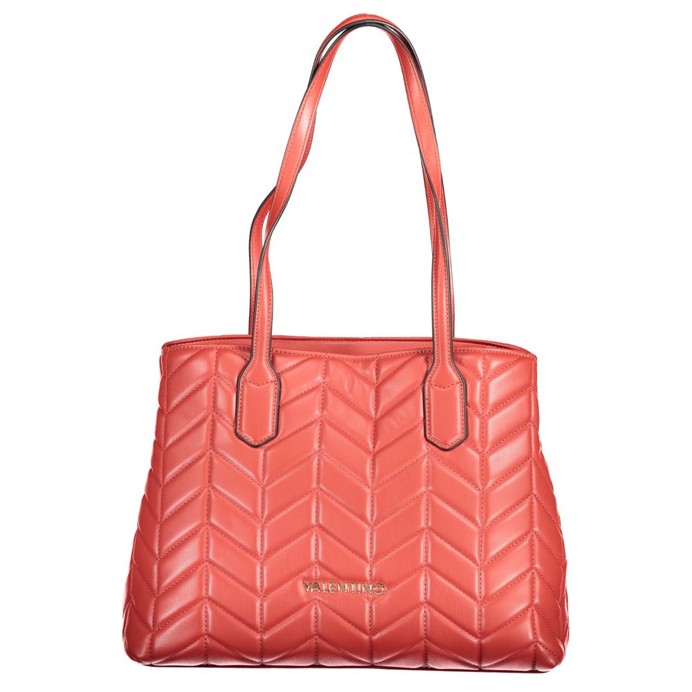 Red Polyethylene Women Handbag