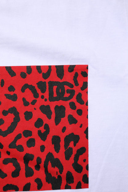 White Cotton Short Sleeves Crew Neck T-shirt