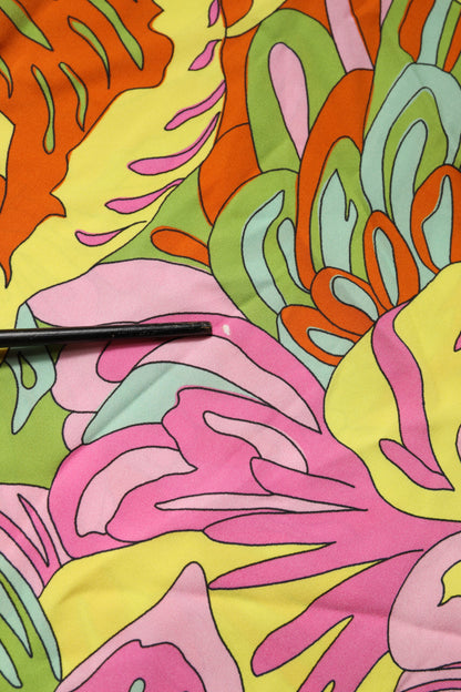 Multicolor Floral Round Neck Sleeveless Top