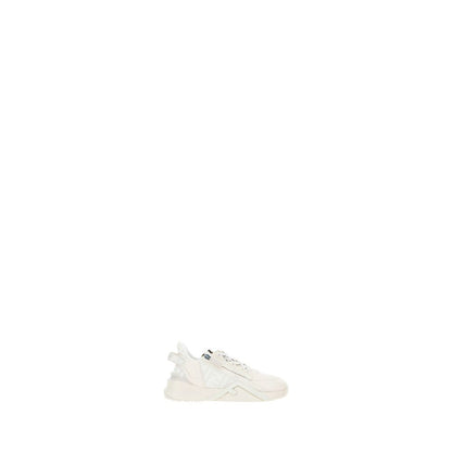 White Calf Leather Bos Taurus Athletic Sneakers