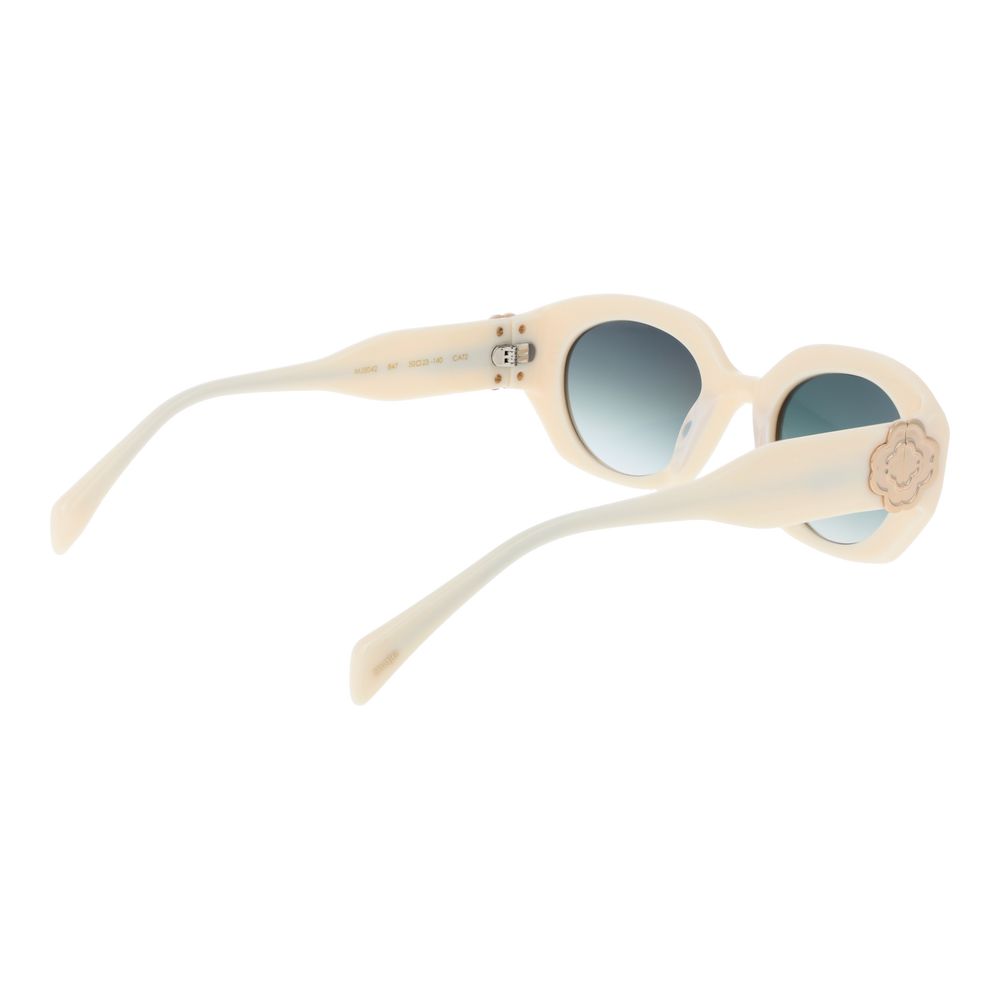 White Acetate Sunglasses