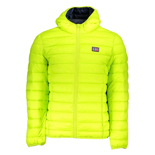 Green Polyamide Men Jacket