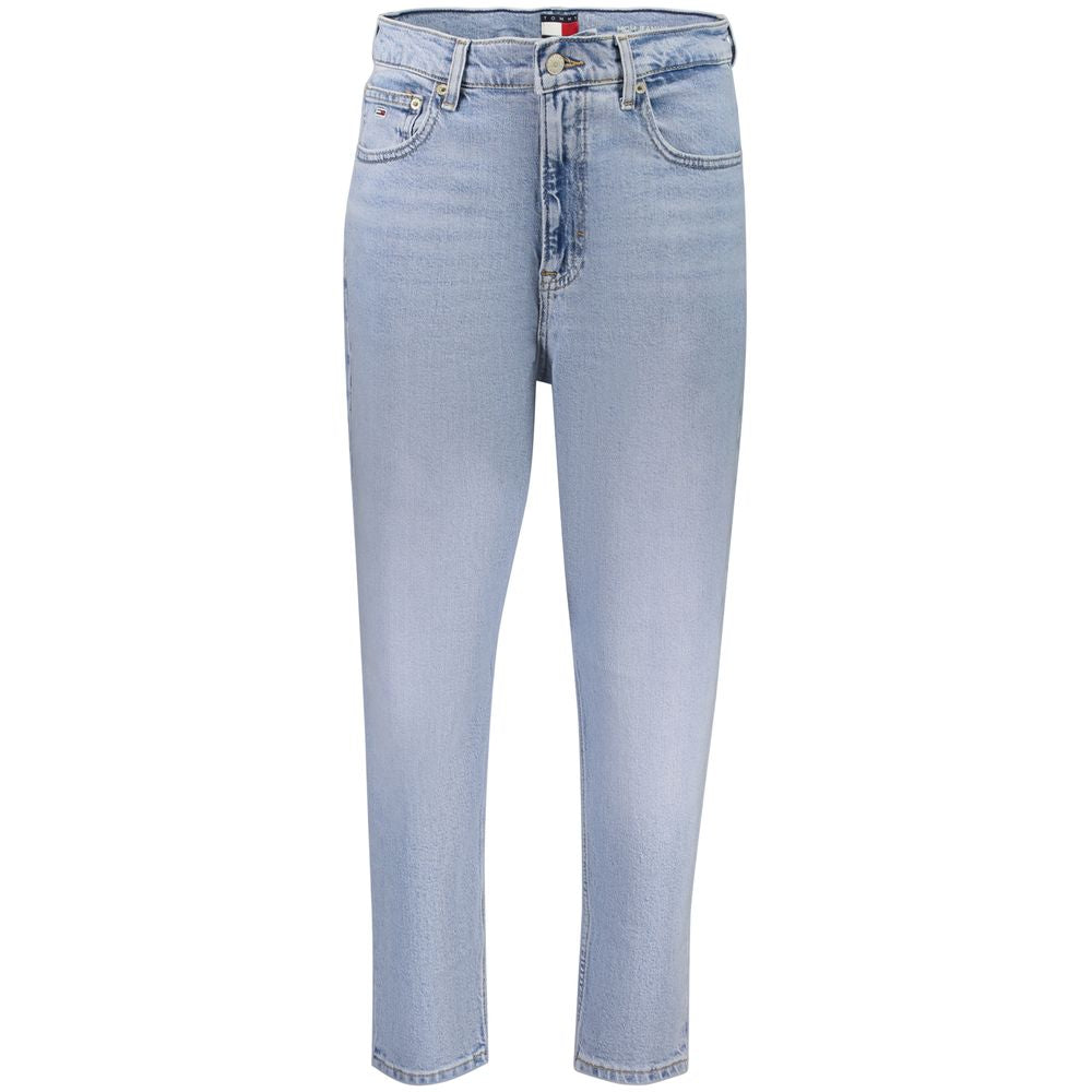 Blue Cotton Women Jeans