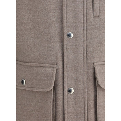 Beige Wool Coat