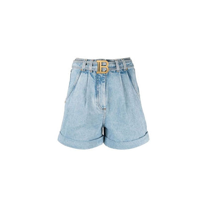 Blue Cotton Short