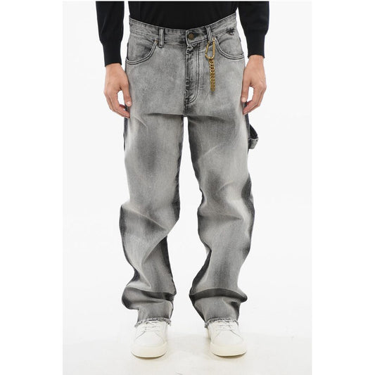 Delavè JOHN Denims with Fringed Hem 23cm