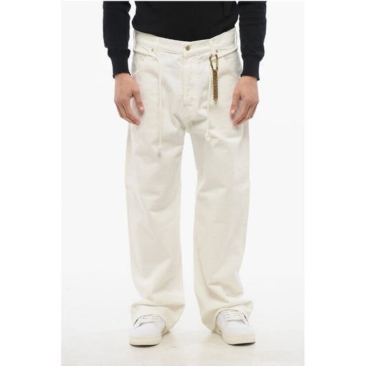 Regular Fit DAVID Denims with Drawstring and Chain 28cm