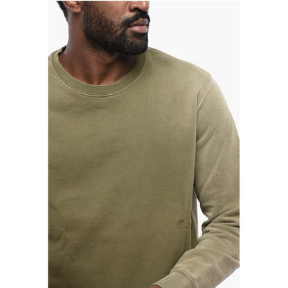 Brushed Cotton Crewneck Sweater