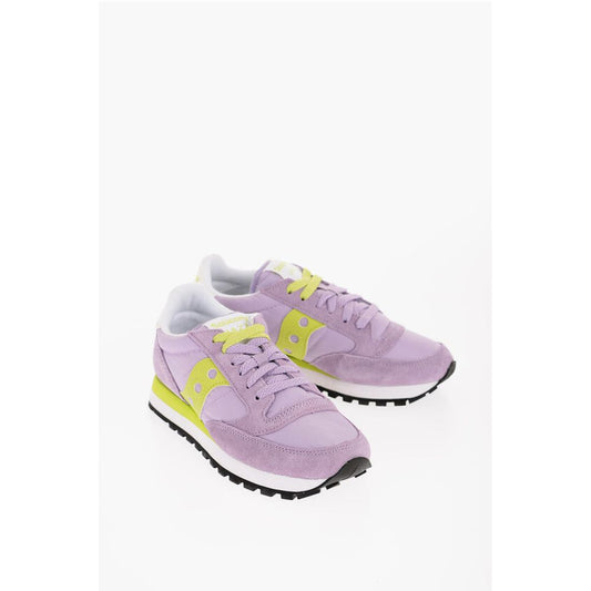 Suede and Nylon JAZZ ORIGINAL Low-Top Sneakers with Contrast