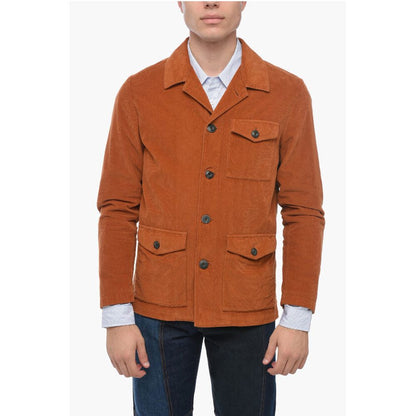 Corduroy DERBY Overshirt with Utility Pockets