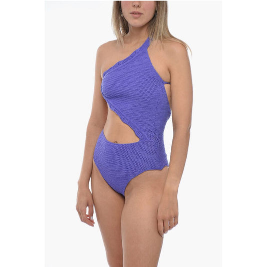 Crochet GIL Halterneck One Piece Swimsuit with Open Back