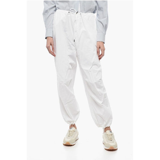 Loose-fit Pants with Drawstringed Detail