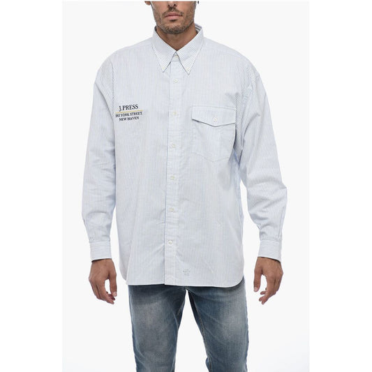 Button Down Awning Striped Shirt