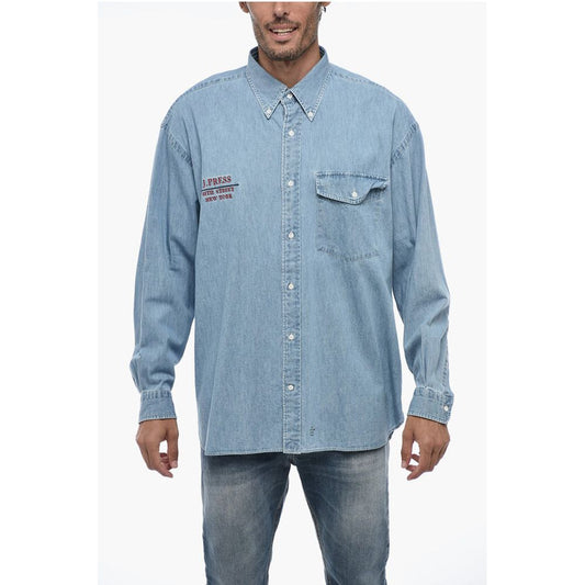 Button Down Lightweight Denim Shirt