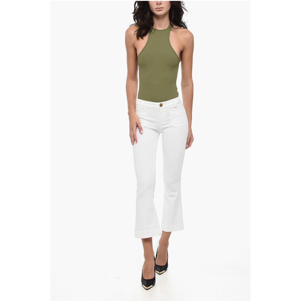 Patch Pockets wide Leg Jeans 21,5cm