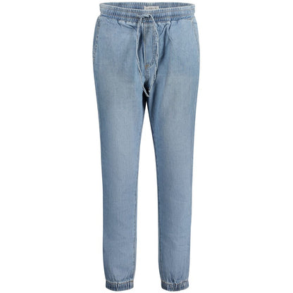 Blue Cotton Women Jeans
