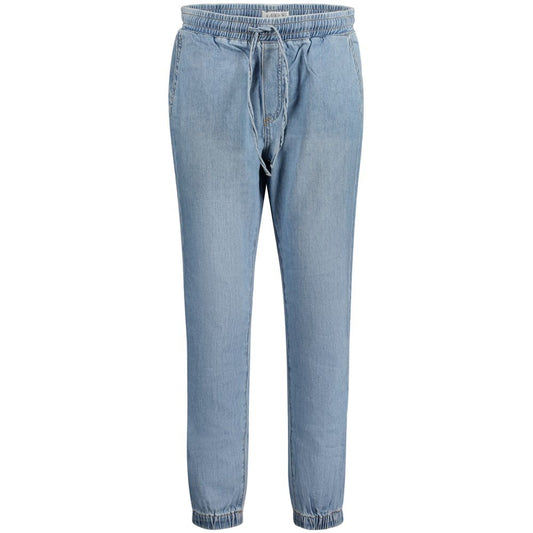 Blue Cotton Women Jeans