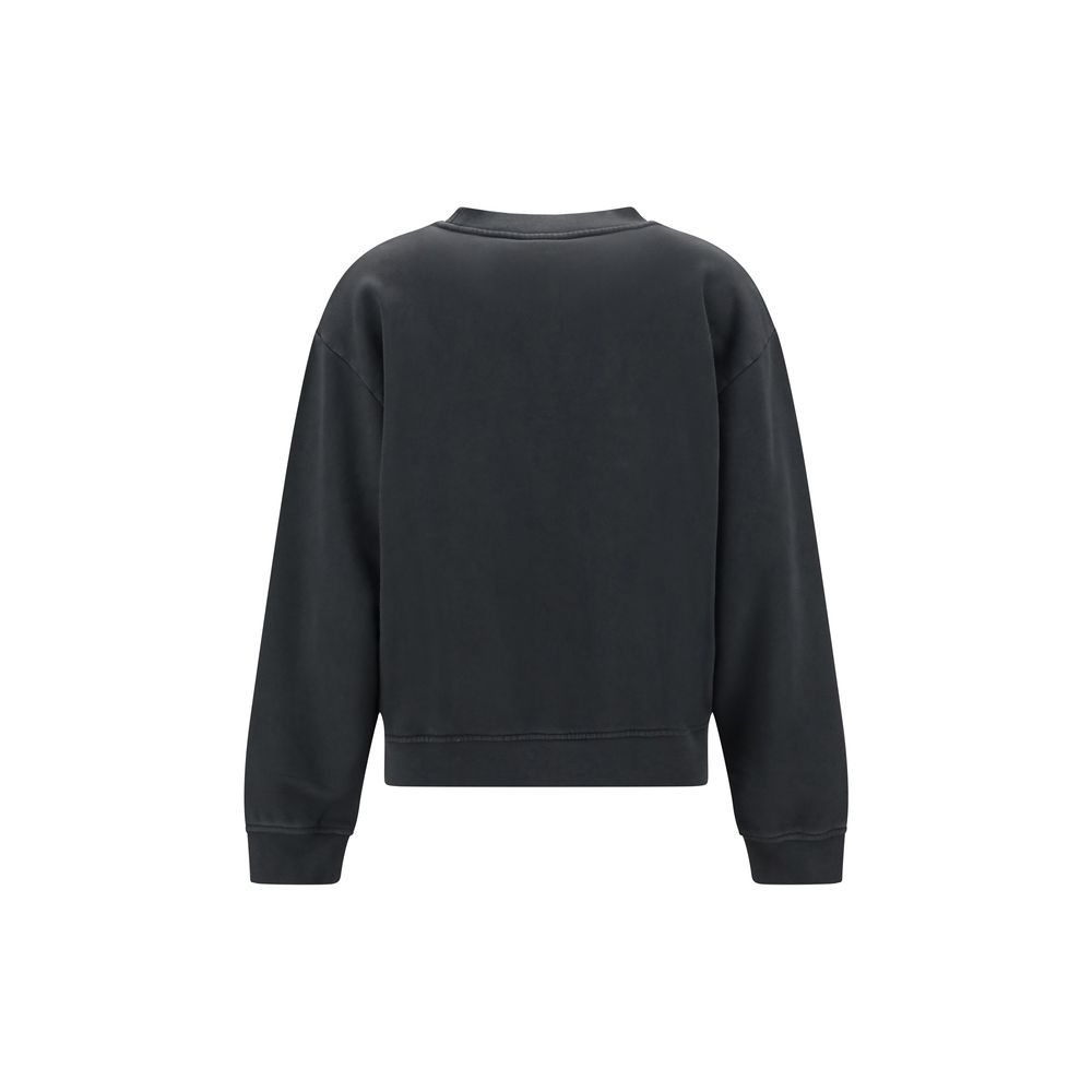 Black Cotton Sweatshirt