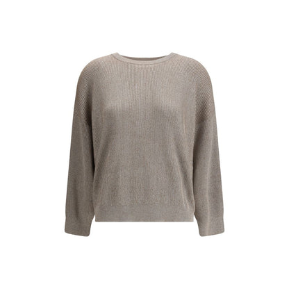 Beige Cotton Sweatshirt
