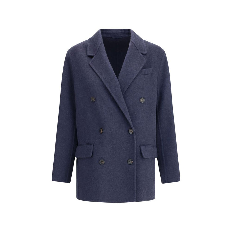 Blue Cashmere Coat