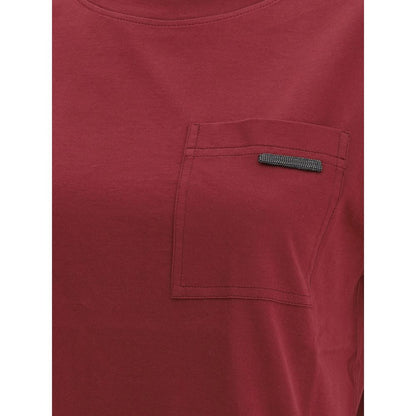 Bordeaux Cotton T-Shirt