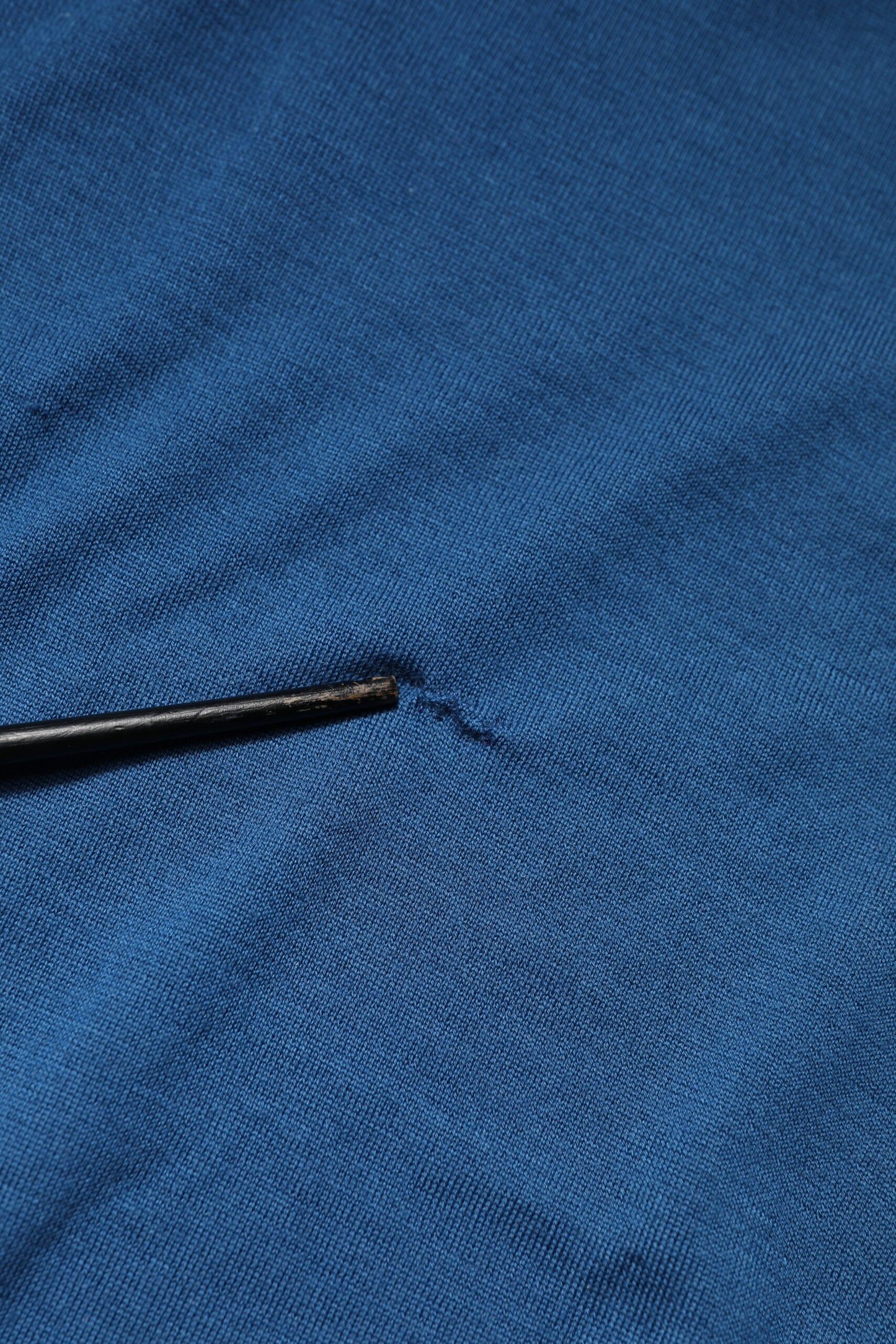 Blue Cashmere Crew Neck Sweatshirt Sweater