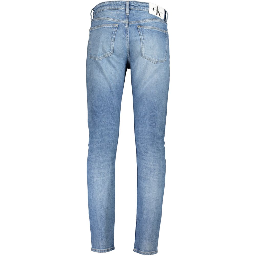 Blue Cotton Men Jeans