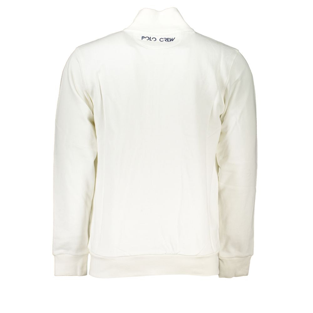 White Cotton Men Sweater