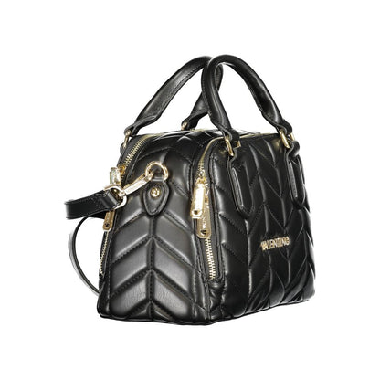 Black Polyethylene Women Handbag