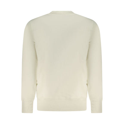 Beige Cotton Men Sweater