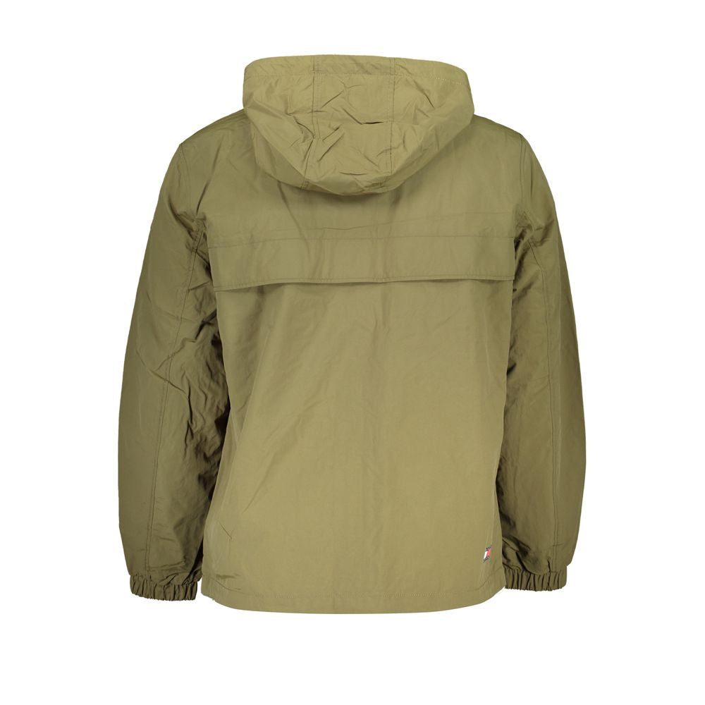 Green Recycled Nylon Men Jacket