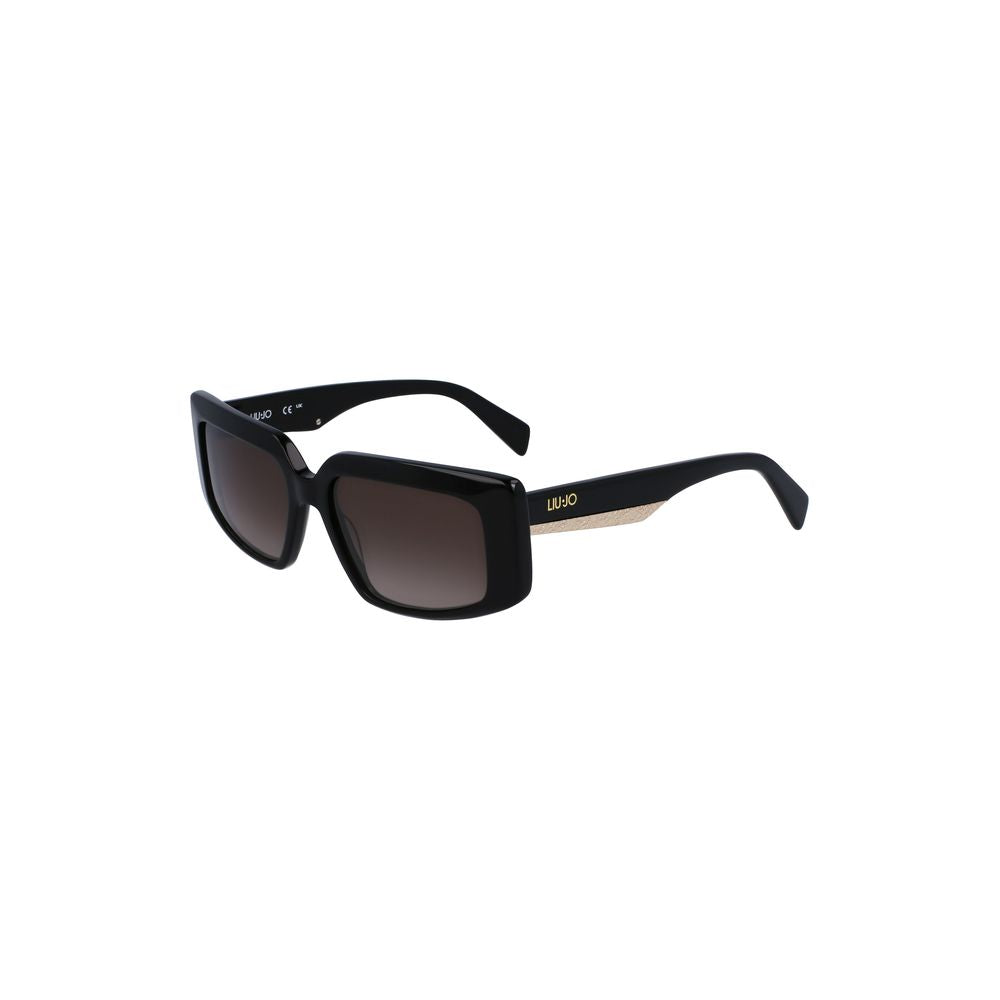 Black Acetate Women Sunglasses